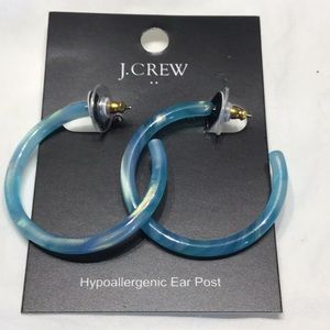 J  Crew Aqua blue earrings